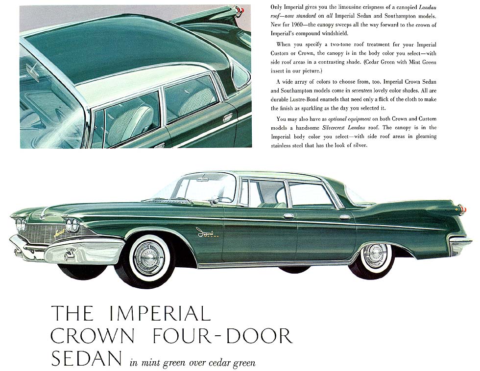 1960 Chrysler Imperial Brochure Page 13